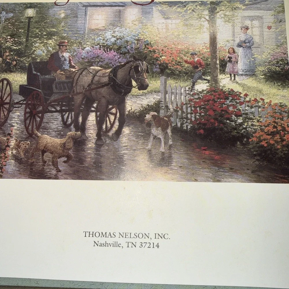 Vntg Our Family History by Thomas Kinkade Keepsake Book New in Box 1998